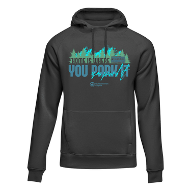 Home Parking Adult Fleece Hooded Sweatshirt